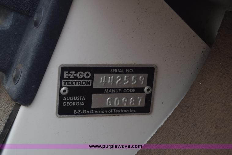 image for item CA9907 Ez-go golf cart