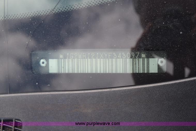 image for item CA9908 2000 Pontiac Grand Prix