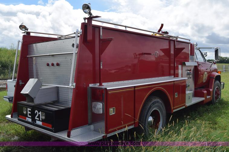 image for item CA9910 1988 Chevrolet Kodiak fire truck