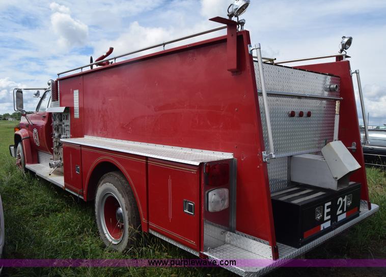 image for item CA9910 1988 Chevrolet Kodiak fire truck