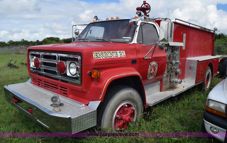image for item CA9910 1988 Chevrolet Kodiak fire truck