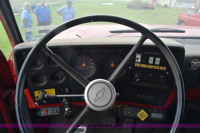 image for item CA9910 1988 Chevrolet Kodiak fire truck