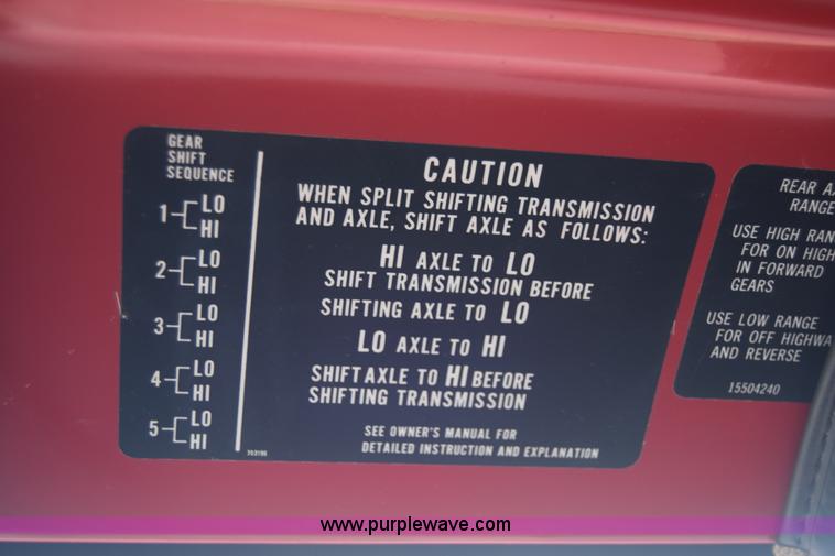 image for item CA9910 1988 Chevrolet Kodiak fire truck