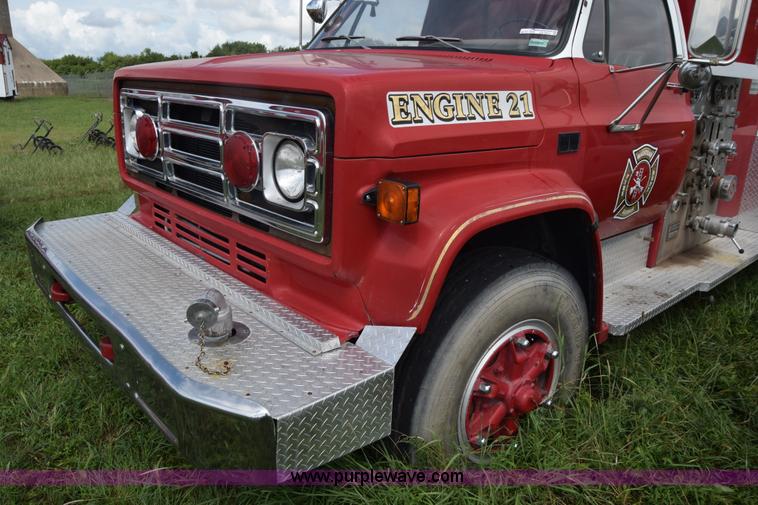 image for item CA9910 1988 Chevrolet Kodiak fire truck