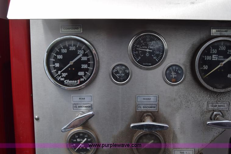 image for item CA9910 1988 Chevrolet Kodiak fire truck