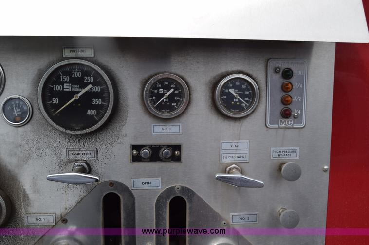 image for item CA9910 1988 Chevrolet Kodiak fire truck