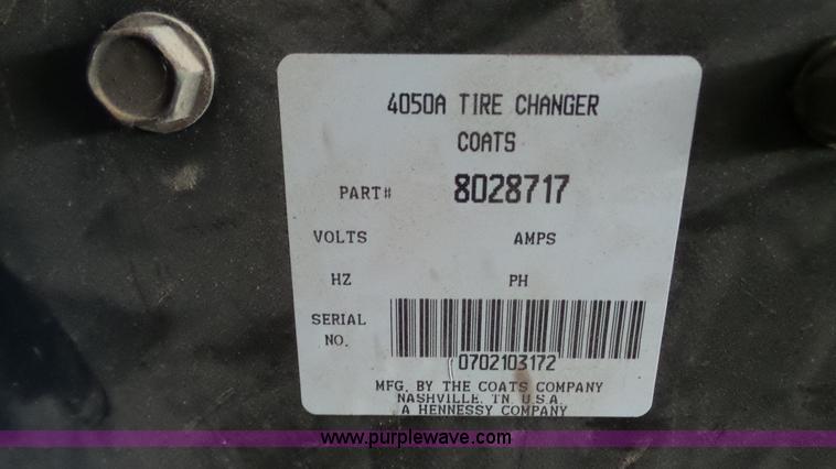 image for item DA2797 Coats 4050A tire machine