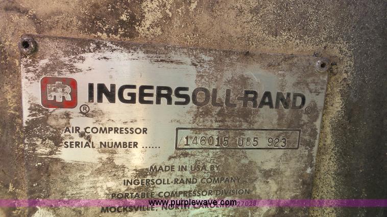 image for item DA8759 Ingersoll Rand 175 air compressor