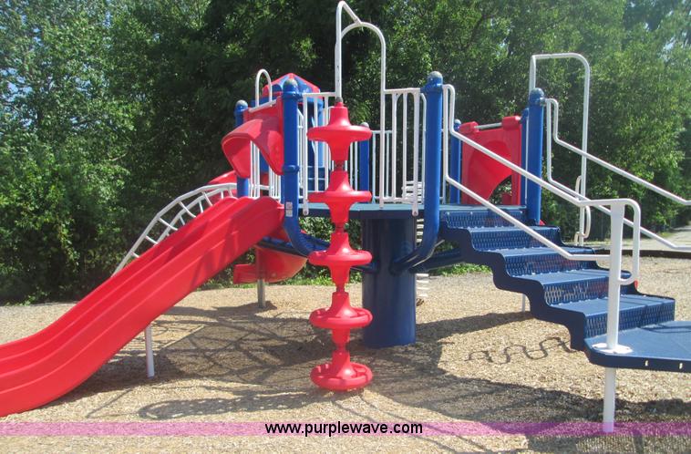 image for item F1760 1998 Miracle Recreation composite playground structure