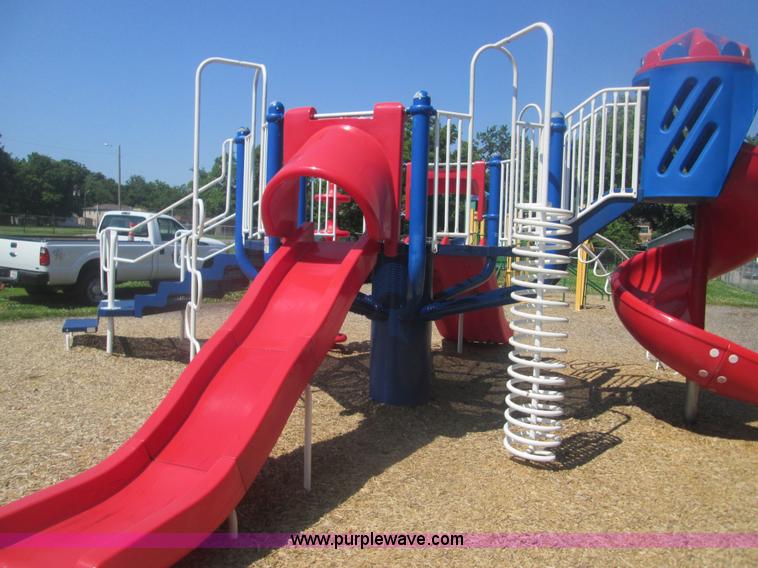 image for item F1760 1998 Miracle Recreation composite playground structure