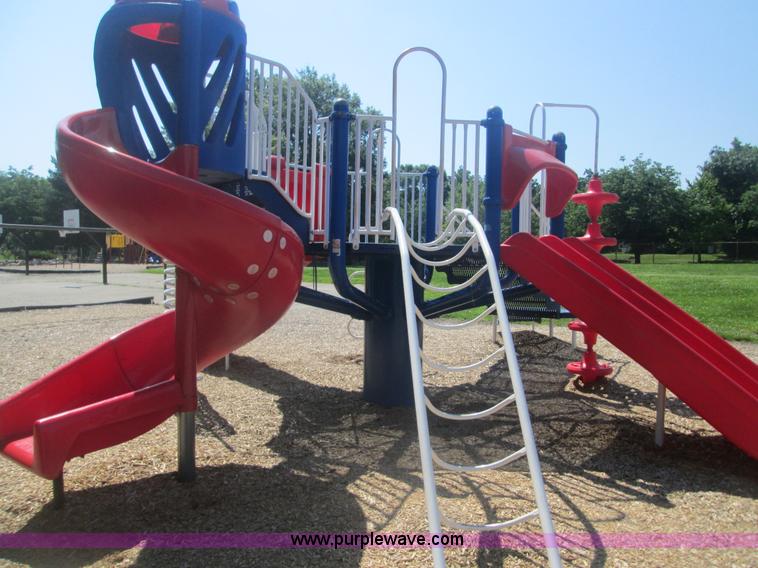 image for item F1760 1998 Miracle Recreation composite playground structure