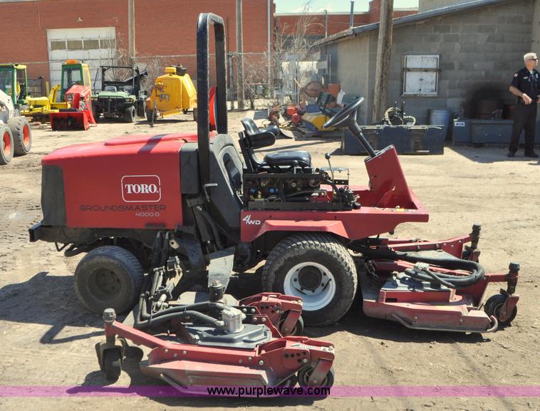 image for item G7458 Toro Groundsmaster 4000D lawn mower