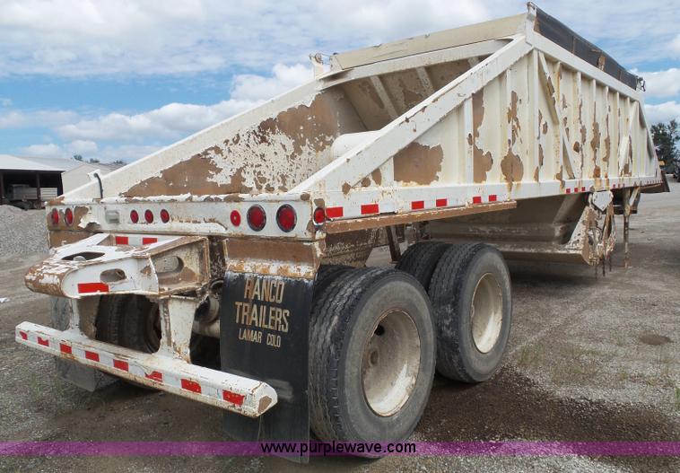 image for item J4027 2000 Ranco bottom dump trailer