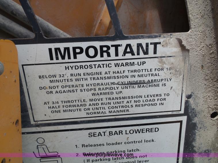 image for item J4028 1999 Case 1845C skid steer