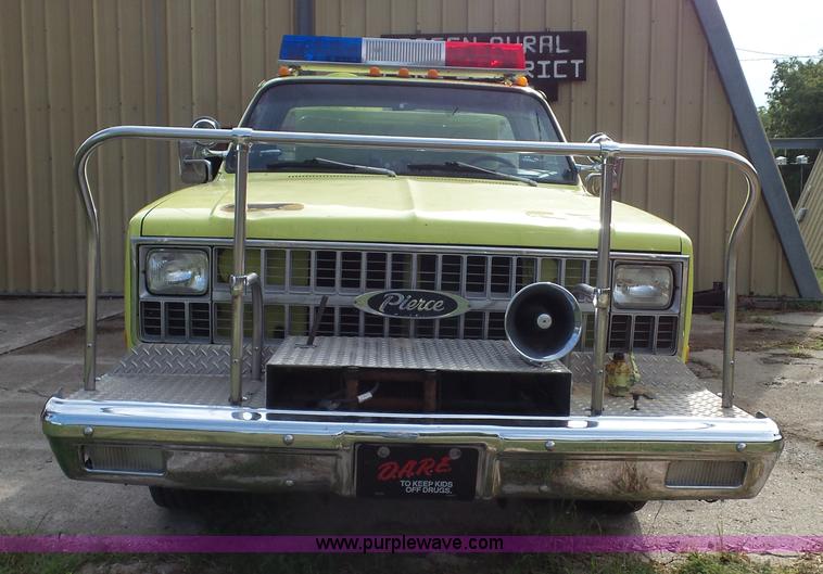 image for item J4812 1982 Chevrolet Custom Deluxe 30 Pierce pumper fire truck