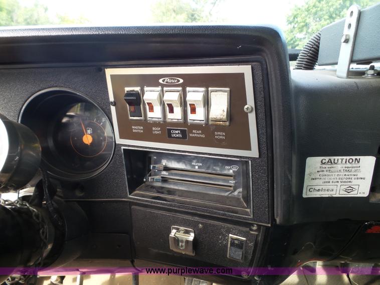 image for item J4812 1982 Chevrolet Custom Deluxe 30 Pierce pumper fire truck