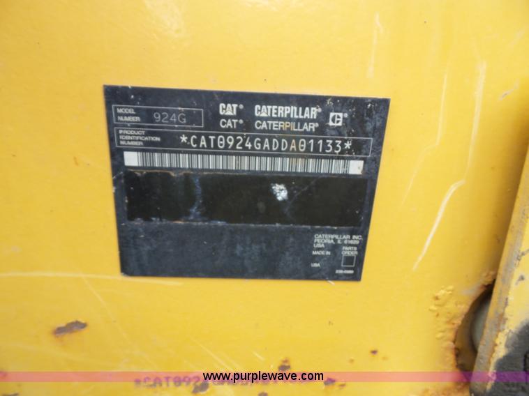 image for item J4820 2004 Caterpillar 924G wheel loader