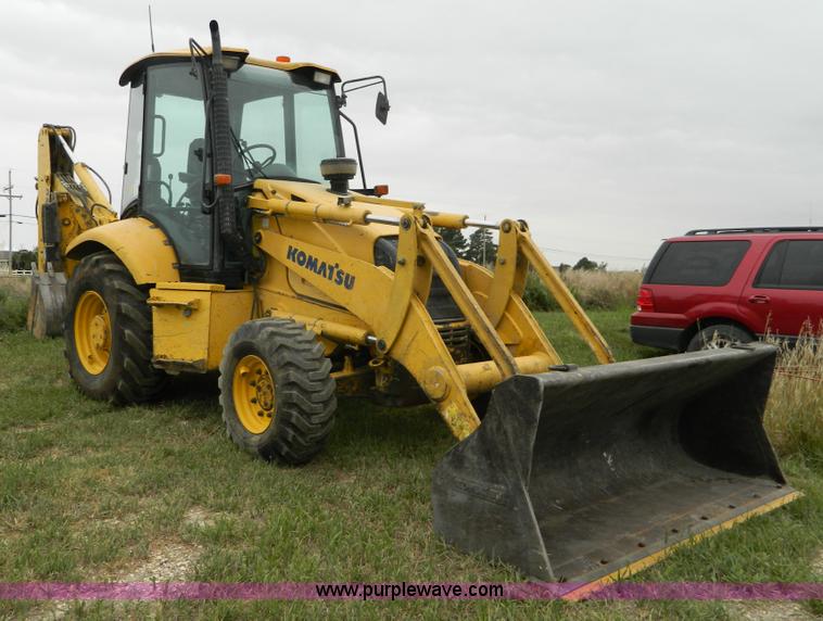 image for item J5097 2006 Komatsu WB140-2N backhoe