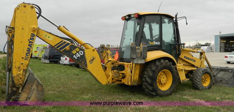 image for item J5097 2006 Komatsu WB140-2N backhoe