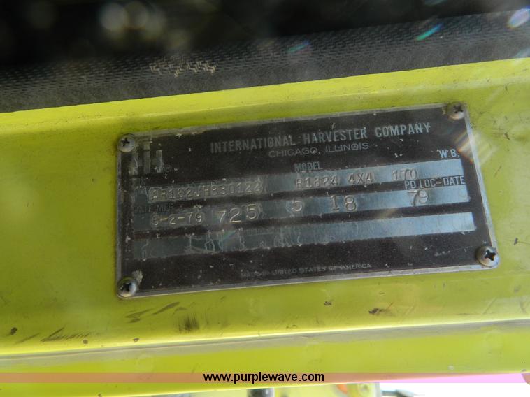 image for item J5102 1979 International 1824 fire truck