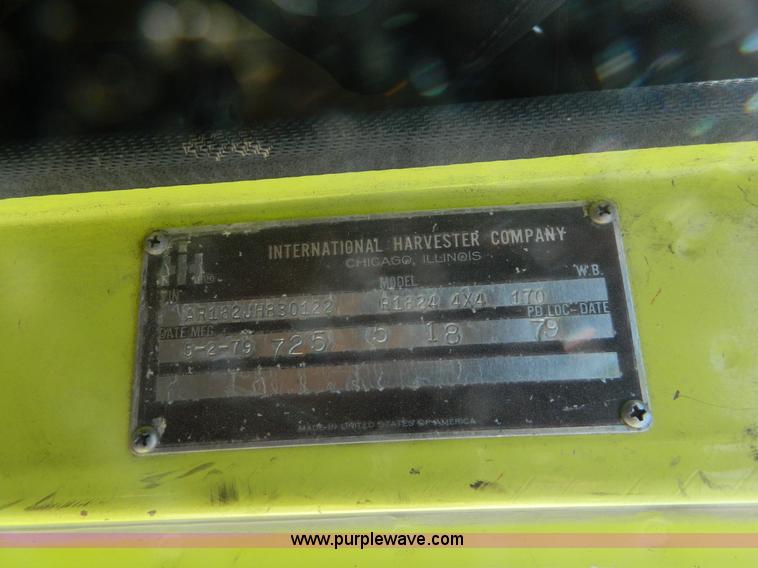 image for item J5102 1979 International 1824 fire truck