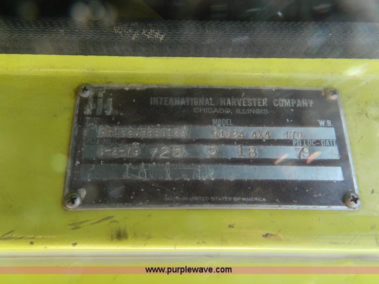 image for item J5102 1979 International 1824 fire truck