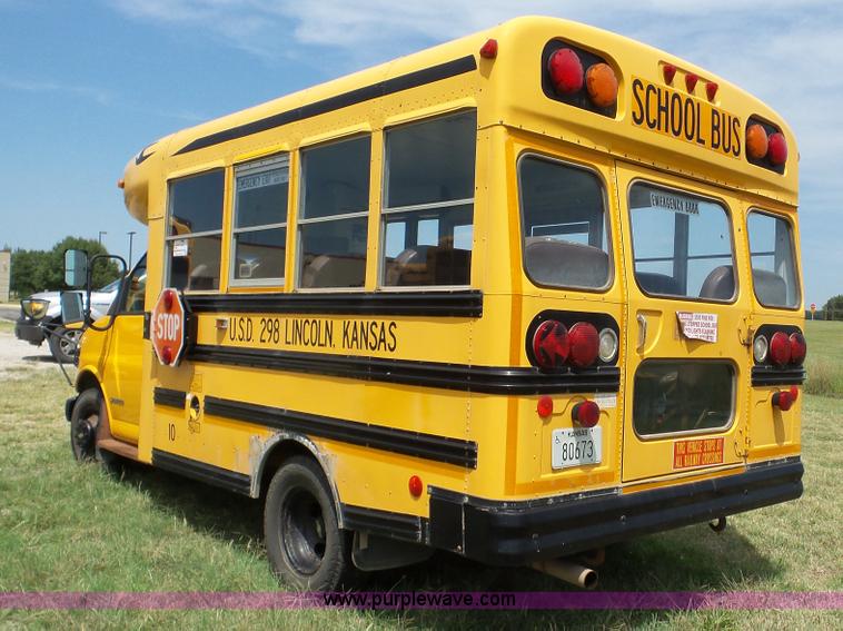 image for item K5249 1998 Chevrolet Express G3500 Cargo school bus