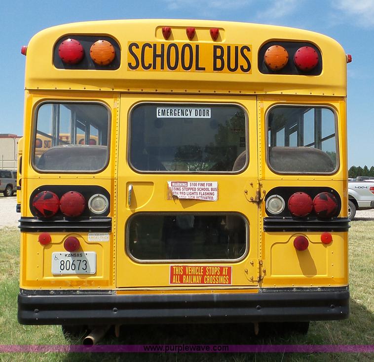 image for item K5249 1998 Chevrolet Express G3500 Cargo school bus