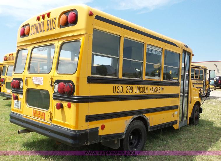 image for item K5249 1998 Chevrolet Express G3500 Cargo school bus