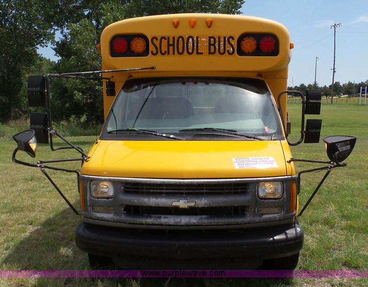 image for item K5249 1998 Chevrolet Express G3500 Cargo school bus