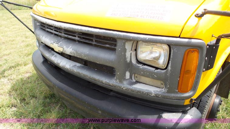 image for item K5249 1998 Chevrolet Express G3500 Cargo school bus