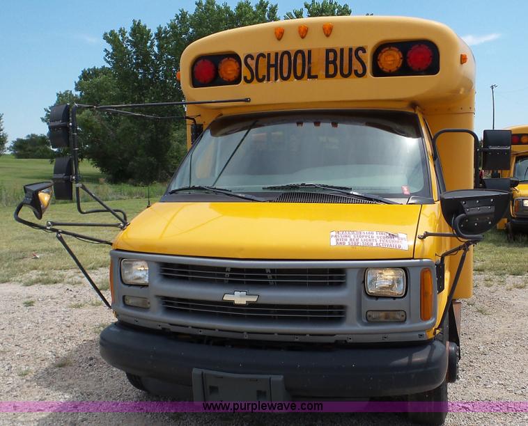 image for item K5250 1999 Chevrolet Express 3500 Cargo school bus