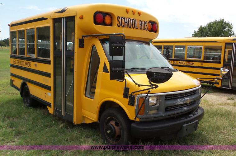 image for item K5251 1998 Chevrolet Express G3500 Cargo school bus