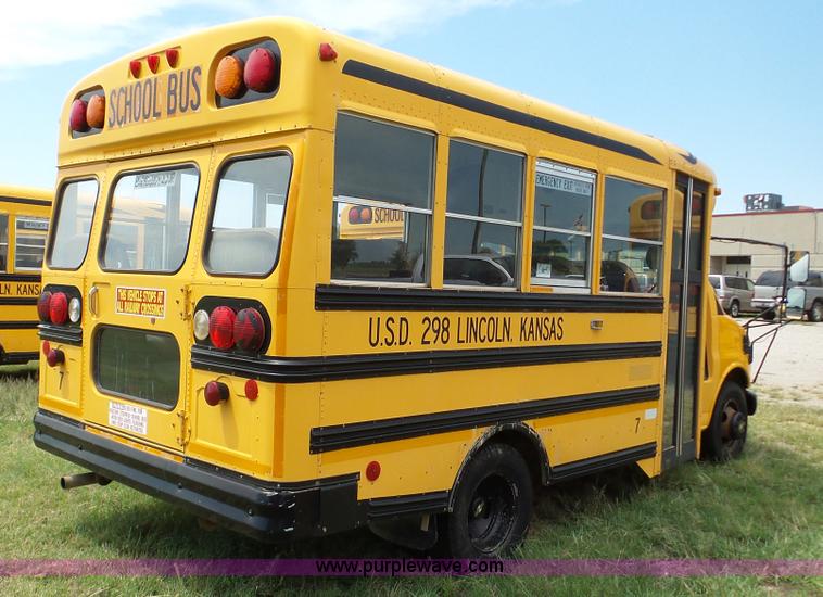 image for item K5251 1998 Chevrolet Express G3500 Cargo school bus