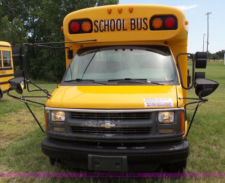 image for item K5251 1998 Chevrolet Express G3500 Cargo school bus