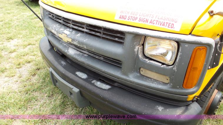 image for item K5251 1998 Chevrolet Express G3500 Cargo school bus