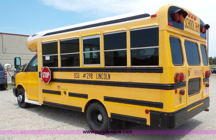 image for item K5254 2009 Chevrolet Express 3500 Cargo school bus