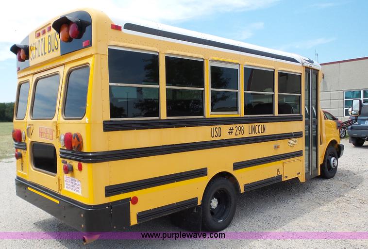 image for item K5254 2009 Chevrolet Express 3500 Cargo school bus