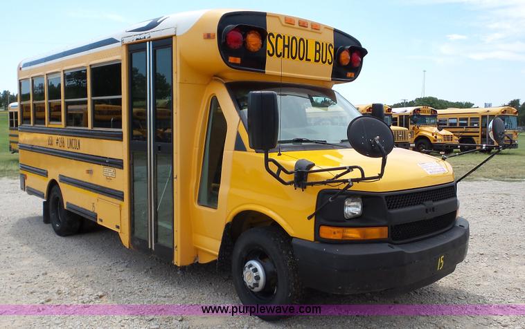 image for item K5254 2009 Chevrolet Express 3500 Cargo school bus