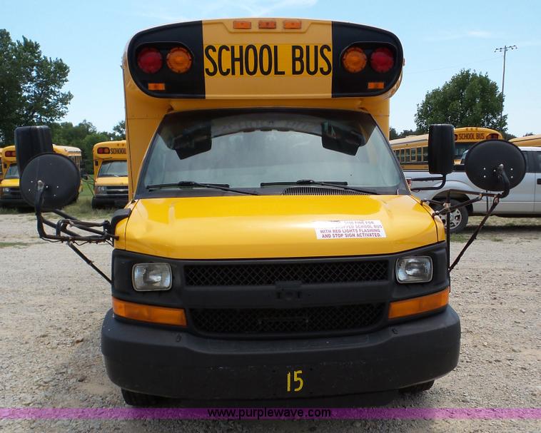 image for item K5254 2009 Chevrolet Express 3500 Cargo school bus