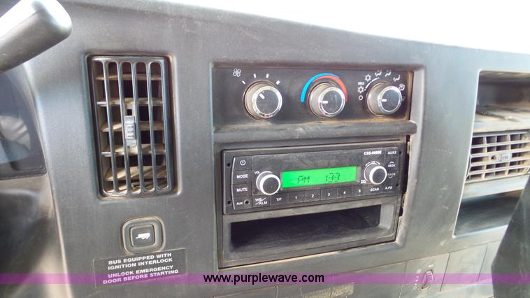 image for item K5254 2009 Chevrolet Express 3500 Cargo school bus