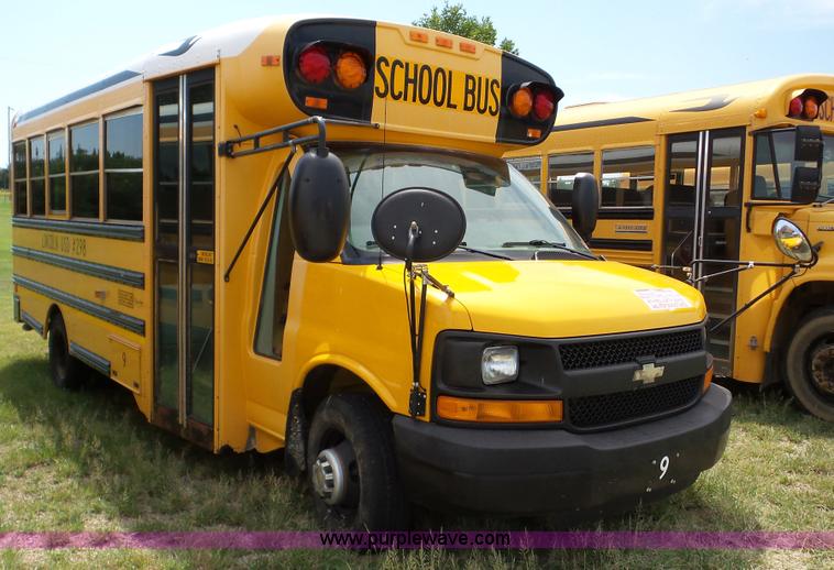 image for item K5255 2008 Chevrolet Express 3500 Cargo school bus