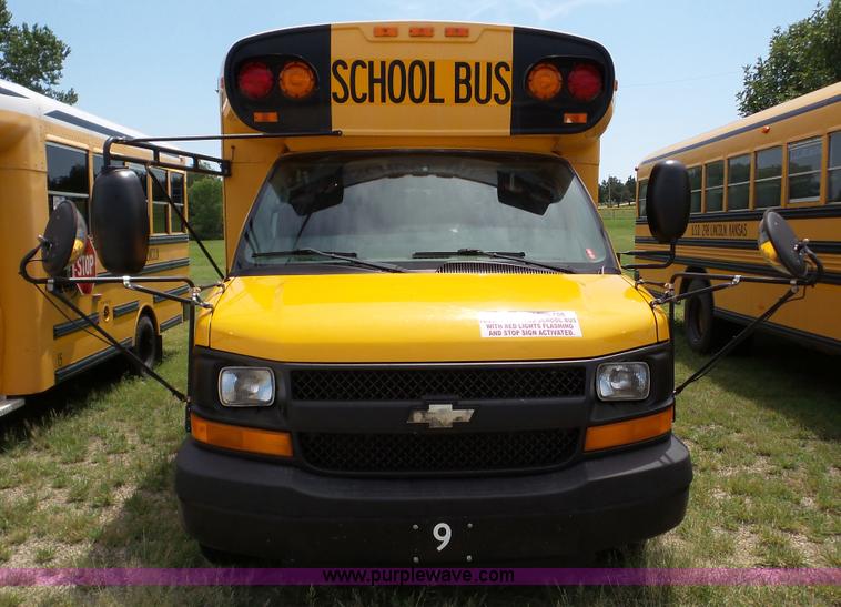 image for item K5255 2008 Chevrolet Express 3500 Cargo school bus