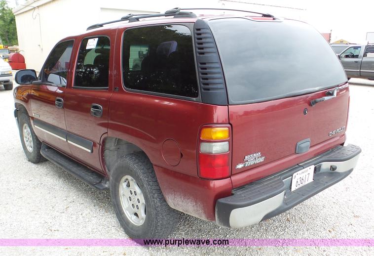 image for item K5264 2002 Chevrolet Tahoe SUV