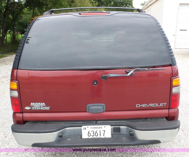 image for item K5264 2002 Chevrolet Tahoe SUV