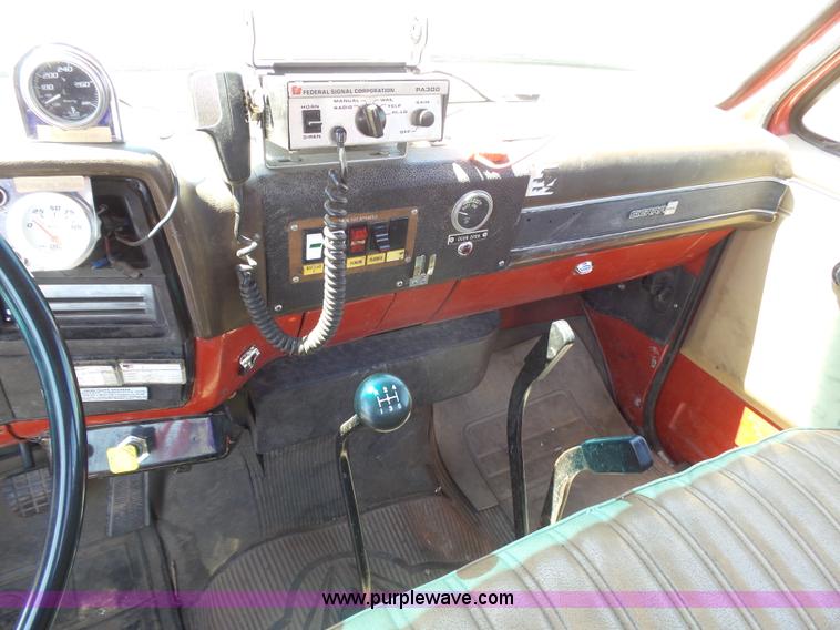 image for item K8445 1985 GMC 7000 fire truck
