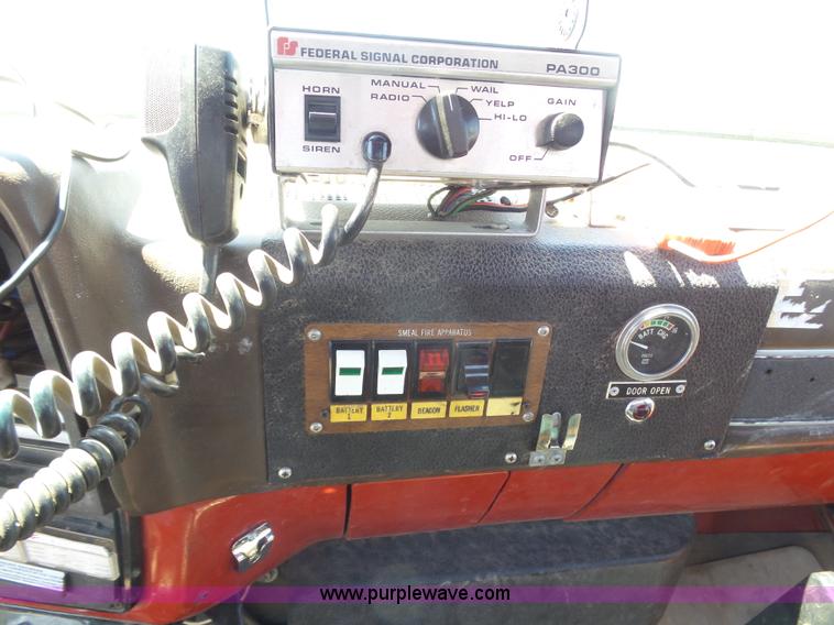 image for item K8445 1985 GMC 7000 fire truck