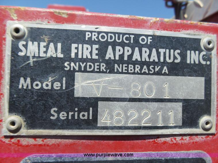 image for item K8445 1985 GMC 7000 fire truck