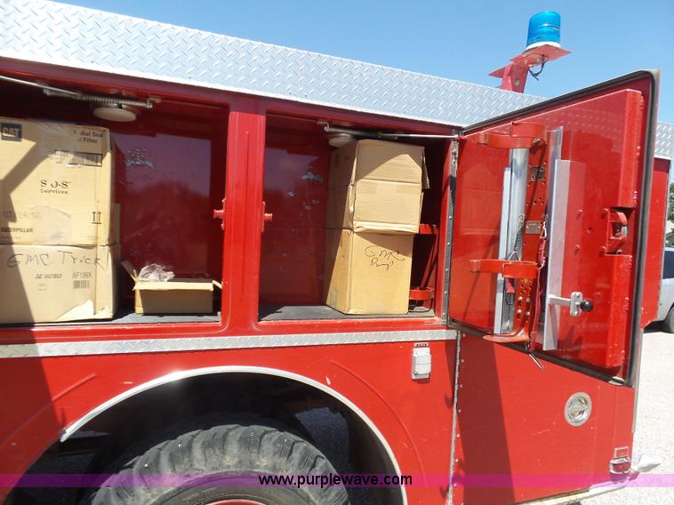 image for item K8445 1985 GMC 7000 fire truck