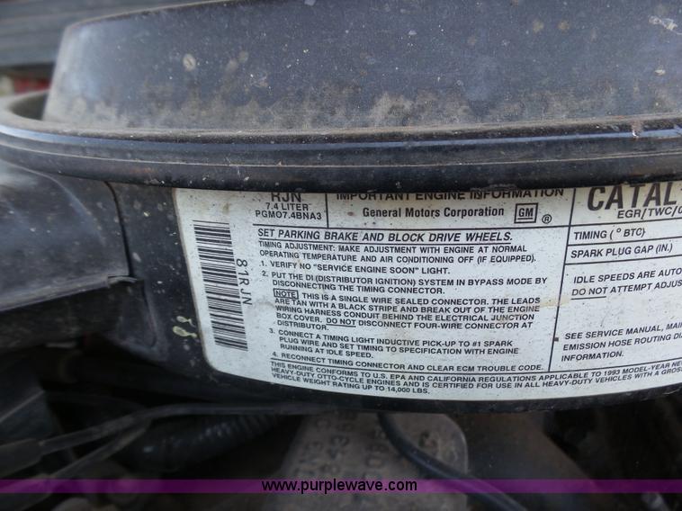 image for item K8446 1993 Chevrolet Cheyenne 3500 Crew Cab fire truck